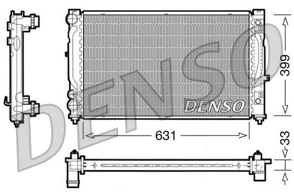 Denso Radiator DRM02030 - image 2