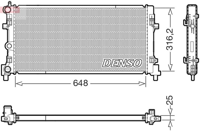 Denso Radiator DRM02045 - image 2