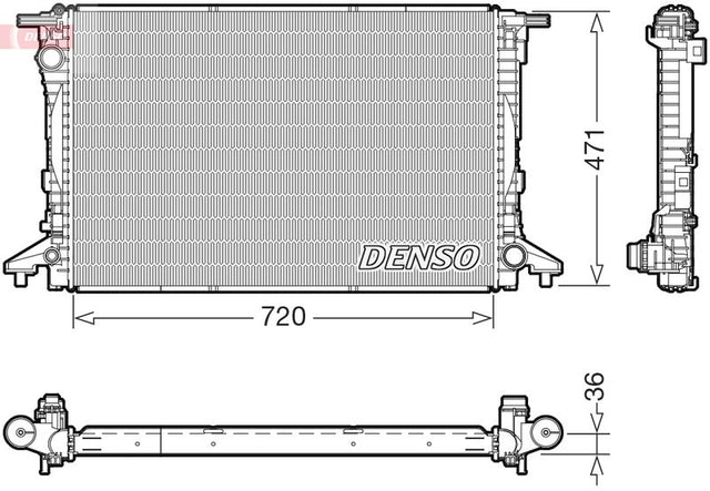 Denso Radiator DRM02047 - image 2