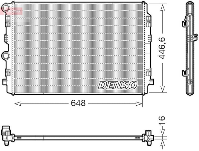 Denso Radiator DRM02050 - image 2