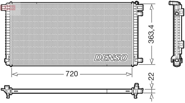 Denso Radiator DRM02051 - image 2