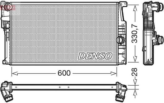 Denso Radiator DRM05015 - image 2