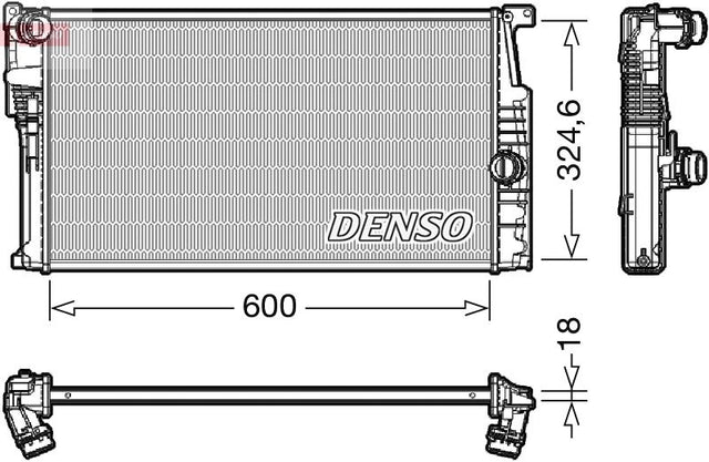 Denso Radiator DRM05017 - image 2