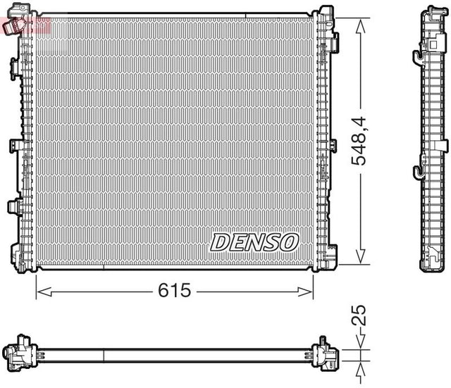 Denso Radiator DRM05018 - image 2