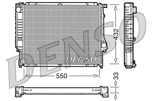 Denso Radiator DRM05023 - image 2