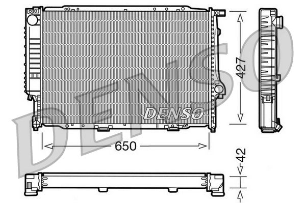 Denso Radiator DRM05056 - image 2