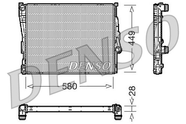 Denso Radiator DRM05069 - image 2