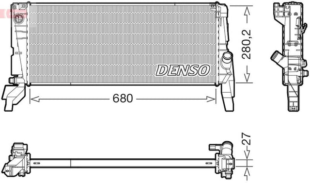 Denso Radiator DRM05074 - image 2