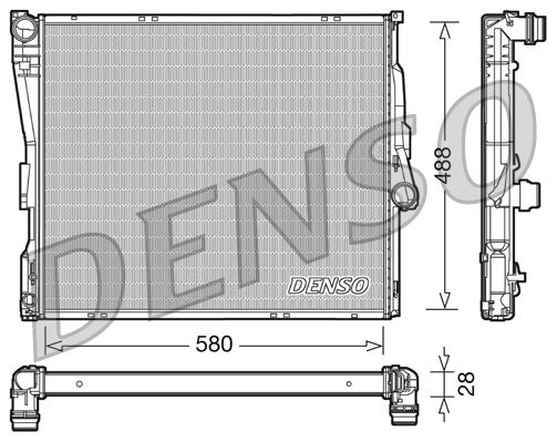Denso Radiator DRM05090 - image 2