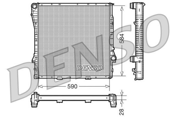 Denso Radiator DRM05115 - image 2