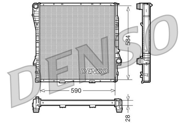 Denso Radiator DRM05116 - image 2