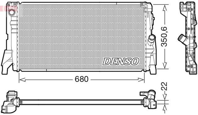 Denso Radiator DRM05118 - image 2