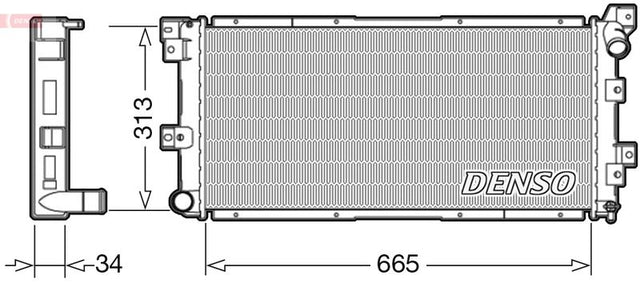 Denso Radiator DRM06002 - image 2