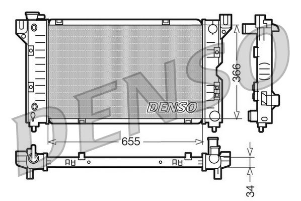 Denso Radiator DRM06010 - image 2
