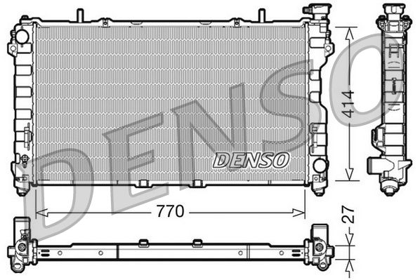 Denso Radiator DRM06011 - image 2