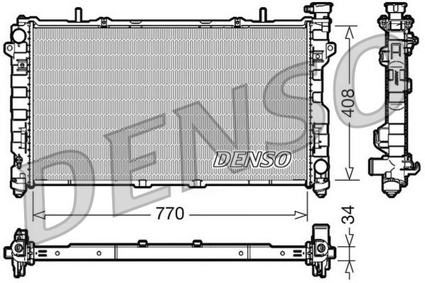 Denso Radiator DRM06012 - image 2