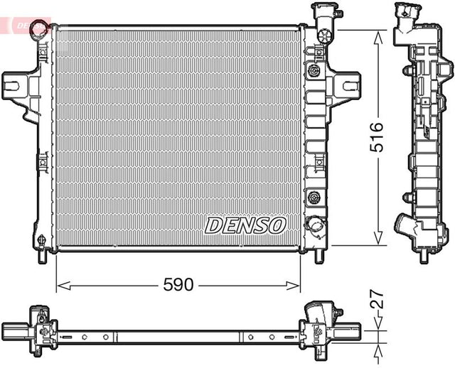 Denso Radiator DRM06031 - image 2