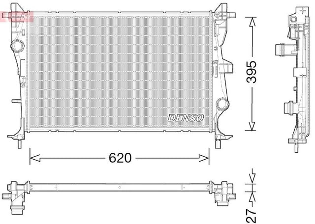Denso Radiator DRM06038 - image 2