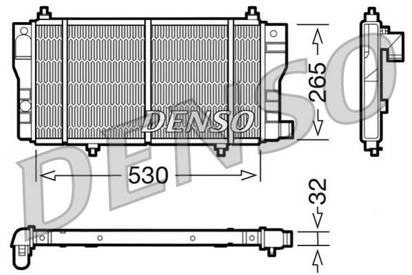 Denso Radiator DRM07002 - image 2