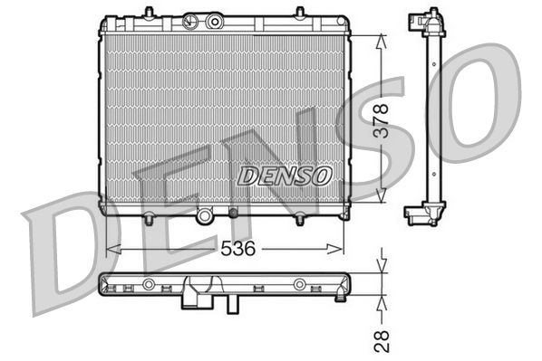 Denso Radiator DRM07015 - image 2