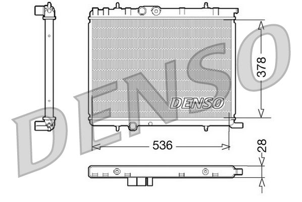 Denso Radiator DRM07021 - image 2