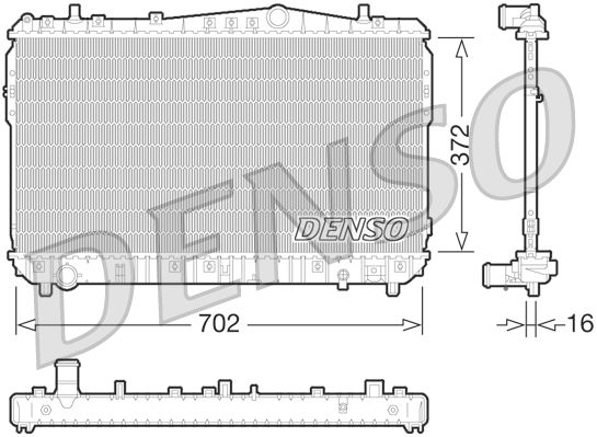 Denso Radiator DRM08004 - image 2
