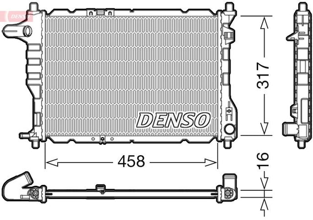Denso Radiator DRM08005 - image 2