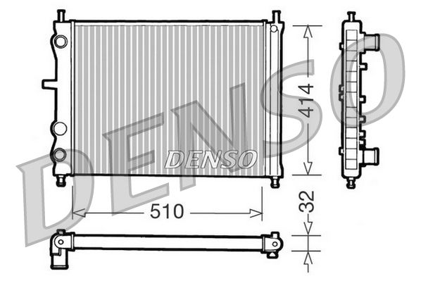Denso Radiator DRM09020 - image 2