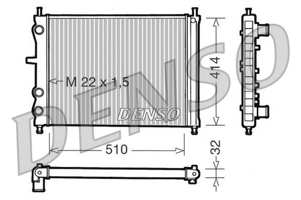 Denso Radiator DRM09024 - image 2