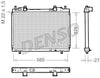 Denso Radiator DRM09025 thumbnail