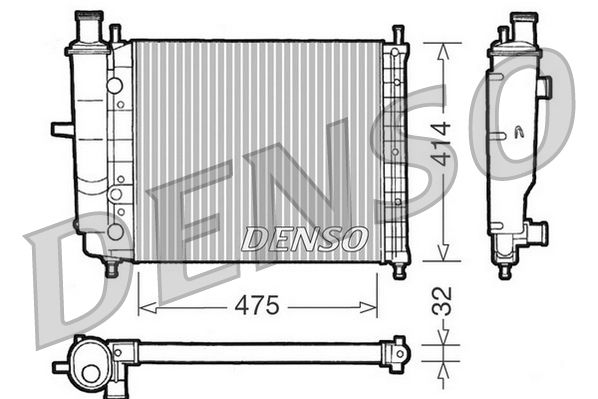 Denso Radiator DRM09028 - image 2