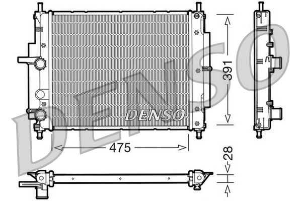 Denso Radiator DRM09036 - image 2