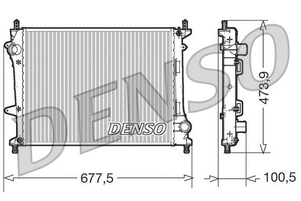 Denso Radiator DRM09037 - image 2
