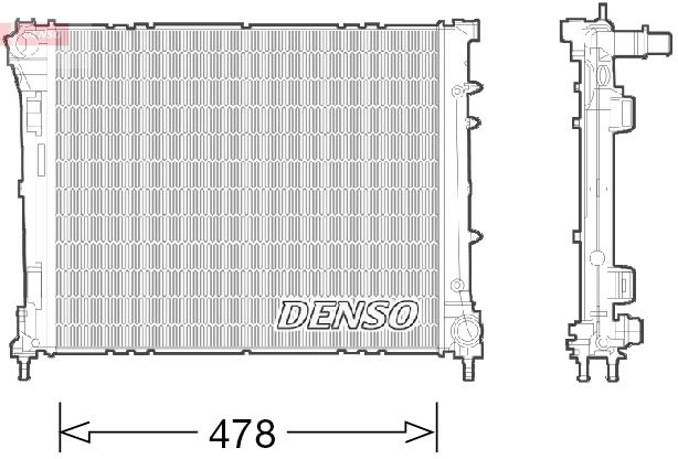 Denso Radiator DRM09043 - image 2