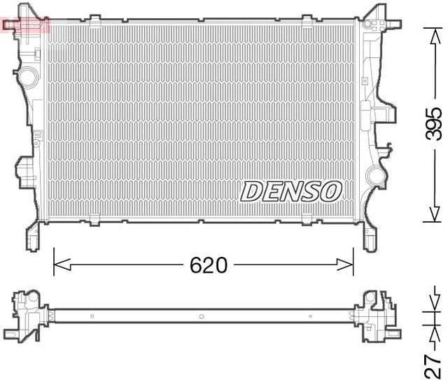 Denso Radiator DRM09045 - image 2