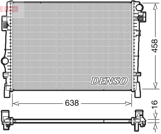 Denso Radiator DRM09054 - image 2
