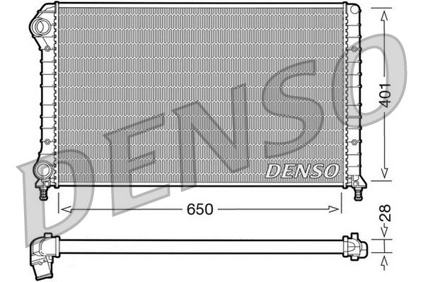 Denso Radiator DRM09061 - image 2