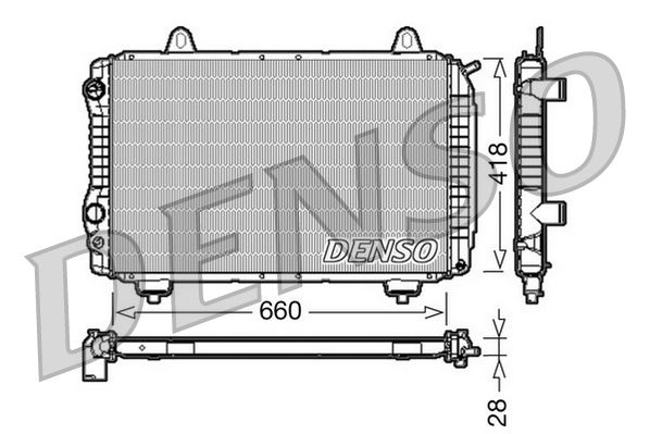 Denso Radiator DRM09071 - image 2