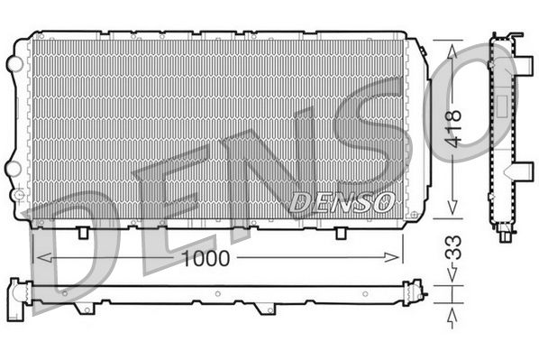 Denso Radiator DRM09075 - image 2