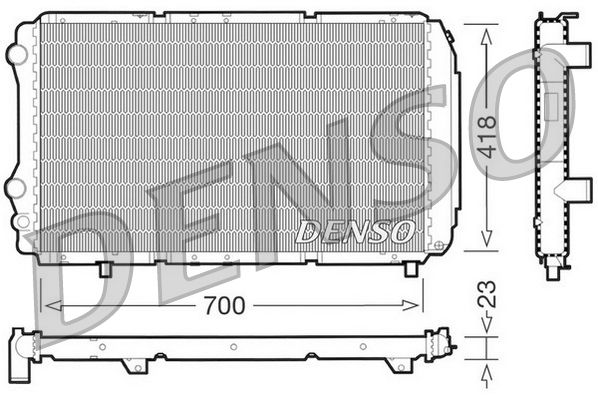 Denso Radiator DRM09077 - image 2