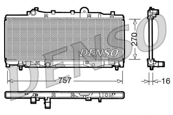 Denso Radiator DRM09092 - image 2