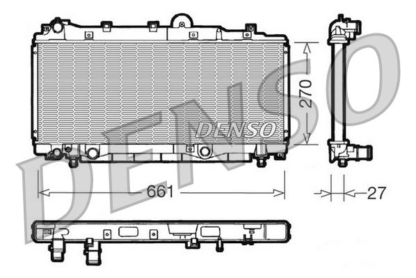 Denso Radiator DRM09093 - image 2
