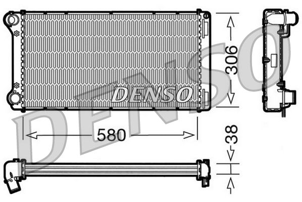 Denso Radiator DRM09098 - image 2