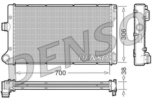 Denso Radiator DRM09099 - image 2