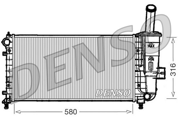 Denso Radiator DRM09102 - image 2