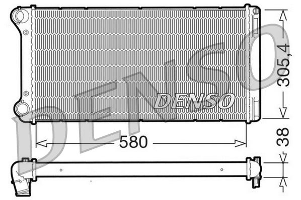 Denso Radiator DRM09103 - image 2