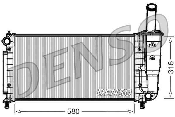 Denso Radiator DRM09105 - image 2