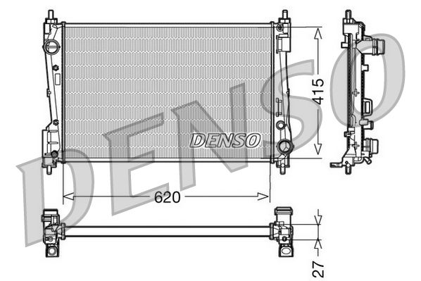 Denso Radiator DRM09110 - image 2