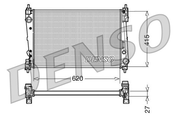 Denso Radiator DRM09111 - image 2