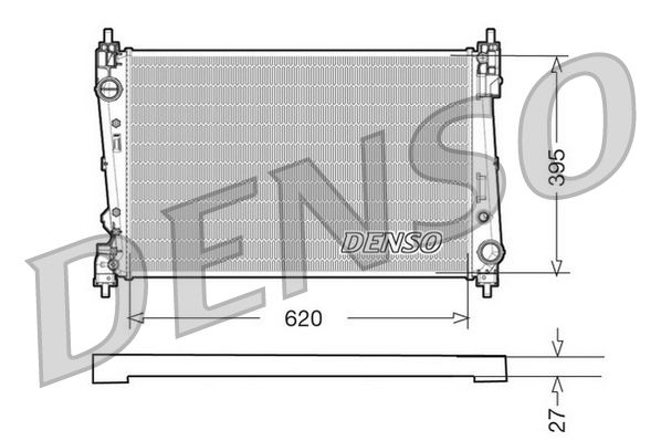Denso Radiator DRM09112 - image 2